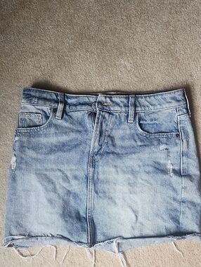 Old Navy Light Blue Denim Skirt